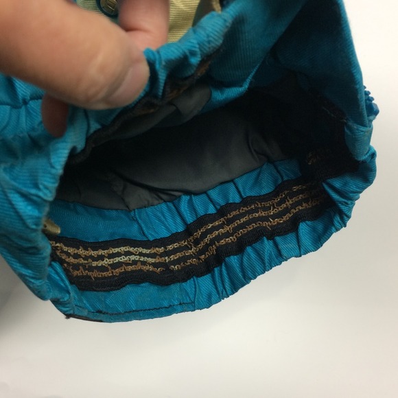 Vintage Couloir Ski Snow Suit Womens 8 One Piece Turquoise  Winter Sledding - Picture 9 of 16